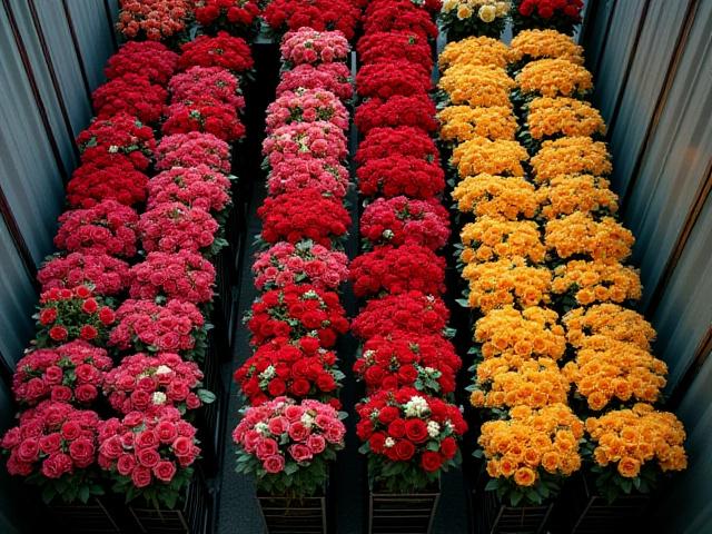 Fresh floral and decorative horticulture transport